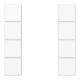 Jung A504TSAWW buttons set complete 4-fold, 
