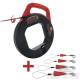 RUNPOTEC 11142 RUNPO 5 30m+RUNPOFIX Set Haken Kabeleinziehgerät