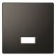 Merten MEG3350-6052 rocker with rectangular symbol window mocha metallic