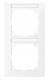 Merten MEG4022-3625 M-Pure frame 2f with label holder lowered aktws M-Pure