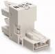 WAGO 890-995 h distributor 1 x plug / 2 x socket 4p with 3, locking latch