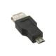 InLine® Micro-USB Adapter, Micro-B Stecker an USB A Buchse