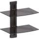 InLine® Wall mount, for DVD, Bluray, Sat-Receiver, max 8kg, black
