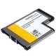 StarTech.com 2 Port Flush Mount ExpressCard 54mm SuperSpeed USB 3.0 Card Adapter - USB adapter - 2 p