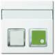Busch Jaeger 2CKA001582A0398 BJ 1572 CN-914 Cover plate, signature field 2-alpine white