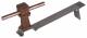 Dehn + Soehne 204938 DEHN Roof conductor holder FLEXIsnap, H 36mm Rd 8mm m. Strut f. Ziegelfalze