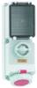 Bals 17178 wall socket TE switchable 16A 5p 400V 6h IP67 red without fuse