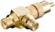 Goobay 11388 Audio-Adapter - Cinch-Stecker > 2x Cinch-Buchse