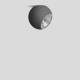 BEGA Gantenbrink 50847.2K3 ceiling light for indoor use, samtschwarz/alu, 3000K