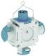 Bals 54566 Kreuzverteiler IP44 3 CEE-Steckdosen 16A 230V 3p