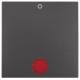 Berker 16241606 anthracite rocker with red lens, 1624 16 06 B.1/B.3