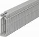 OBO Bettermann 6178201 wiring channel PCD 4 / N 60015, 60x15mm stone gray 2000mm with bottom hole.