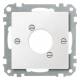 Merten 468919 Central plate for XLR audio, polarwe