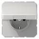 Jung CD1520BFKIKLLG SCHUKO socket hinged cover broken. light gray