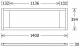 Lts Licht und Leuchten 648848 LTS PIANO-P 140.0840/SENSO SILVER pendant light Piano LED 126W 840 11400LM