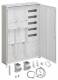 Hager ZB33EZ26SB complete cabinet univers Z 2 meter positions BKE-I APZ H = 1100 mm