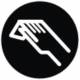 Moeller 218263 EATON M22-XDP-S-X9 Tastenplatte Pilz schwarz mit Symbol Hand 