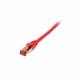 Patchkabel RJ45, CAT6 250Mhz, 1,5m rot, S-STP(S/FTP), TPE/LSZH(Superflex), Synergy 21,