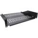 InLine® 48,3 cm ( 19 Zoll ) Fachboden, 400mm, 20kg, 2HE, RAL 9005 schwarz
