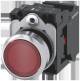 Siemens 3SU11520AB203CA0 Drucktaster bel. 22 mm rund rot Knopf 1Ö AC/DC 24 V