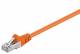 Goobay 93460 CAT 5e patch cable, F/UTP, orange - CCA copper mixture