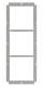 Telecom Behnke 20-4903 Behnke backing plate for frame size 3 (open)