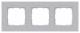 Siemens Rahmen 3-fach 5TG1113-1 DELTA miro aluminiummetallic