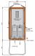 Walther-Werke WA0011 Walther connection cabinet 55 kVA / 1 finish