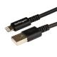STARTECH.COM 3m 10ft Long Black Apple 8-pin Lightning Connector to USB Cable for iPhone / iPod / iPad