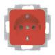 Busch Jaeger 2CKA002011A6253 20 EUC-217-101 SCHUKO Steckdosen-Einsatz rechts RAL3020 SI/Reflex
