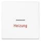 Jung LS990HWW Wippe Heizung Notschalter mit Lichtleiter alpinweiß