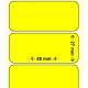 OEM-Factory Labels - Thermo 49 x 27mm, perm, YELLOW, K40.