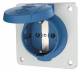 Mennekes 11011F 16A2P+E 230V SCHUKO blau IP54 für ortsfesten Einsatz