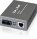 TP-LINK MC210CS Transceiver/Media Converter - 2 Port(s) - 1 x Network (RJ-45) - 1 x SC