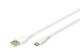 DIGITUS USB-C Silicone charging cable USB-A - USB-C 1m USB 2.0 60W white
