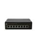 LevelOne IFS-0801 Industrie-Switch 8x Fast Ethernet + DIN-Montage Metall