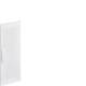 Hager FZ005NV1 Tür universell rechts geschlitzt RAL9010 für IP3X 650x300 mm