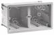 Berker 18721020 built-in box 2-gang for flat mounting