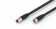 Beckhoff ZK2020-3132-1000 power cable 0.1m socket/plug straight M8 0.34qmm