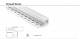 Synergy 21 LED U-profile 200cm, ALU084 plasterboard profile