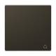 Merten MEG3305-6052 rocker with bell marking mocha metallic