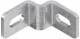 Niedax WWI80 wall outlet angle WWI 80 galvanized,