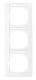 Merten MEG4032-3625 M-Pure frame 3f with label holder lowered aktws M-Pure