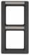 Berker 10126016 frame 2-fold with B-field Q.1 anthracite velvet