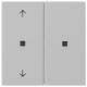 GIRA 5108015 KNX RF control panel 2f arrows System 55 grey m