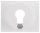 Berker 15057009 central piece 1505 70 09, for key switch polar white