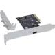 InLine® Schnittstellenkarte, PCIe x4, 1x USB-C Buchse, USB 3.2 Gen.2x2