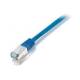 Equip 705439 Patch cable Cat5e SF/UTP 2xRJ45 0.25 m blue PVC poly bag