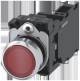 Siemens 3SU11520AB203FA0 3SU1152-0AB20-3FA0 push button illuminated 22 mm round red button S+Ö AC/DC 24 V