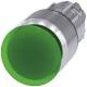 Siemens 3SU10511AA400AA0 Pilzdrucktaster beleuchtet 22 mm rund grün 30 mm